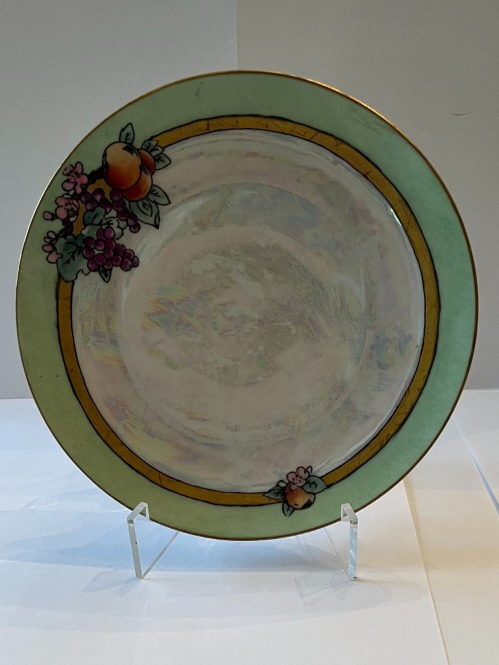Six vintage, fruit-themed porcelain dessert plates by MZ Altrohlau CM-R - Picture 11 of 13